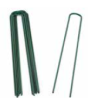 Power Coated Green Galvanised Steel 150mm Grass Pins - Pack of 50
