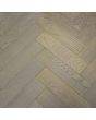 Furlong Flooring Herringbone Oak Rustic Light Grey Brushed & UV Oiled (Item A) 17736