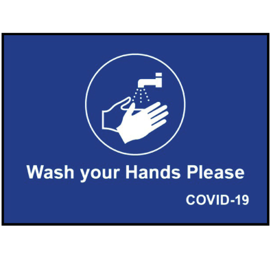 Wash your Hands COVID19 Mat 85cm x 60cm