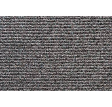 Heckmondwike Broadrib Carpet Tile Kingston Grey 50 X 50 cm