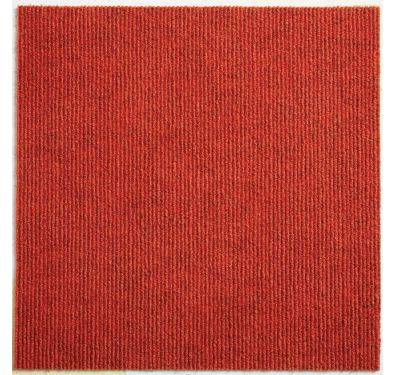 Heckmondwike Array Carpet Tile Broadrib Orange 50 X 50 cm