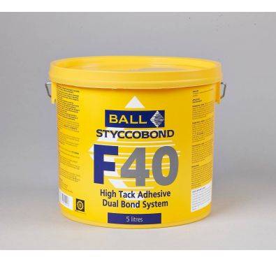 F Ball Styccobond F40 High Tack Adhesive 5L