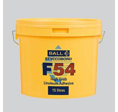 F Ball Styccobond F54 High Grab Linoleum Adhesive 15L