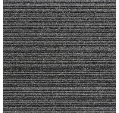 Burmatex Go To Heavy Contract Carpet Tiles Coal Grey Stripe 21902
