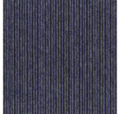 Burmatex Tivoli Heavy Contract Carpet Tiles Multiline Santorini Blue 20708