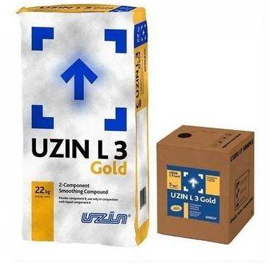 Uzin L3 Gold 2 Component Smoothing Compound 27 Kg