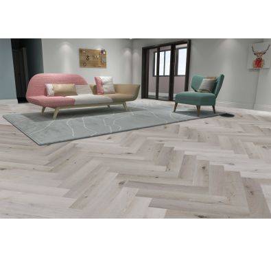 Flooring Hut Burrnest Parquet Click SPC Rigid Core - White Maple