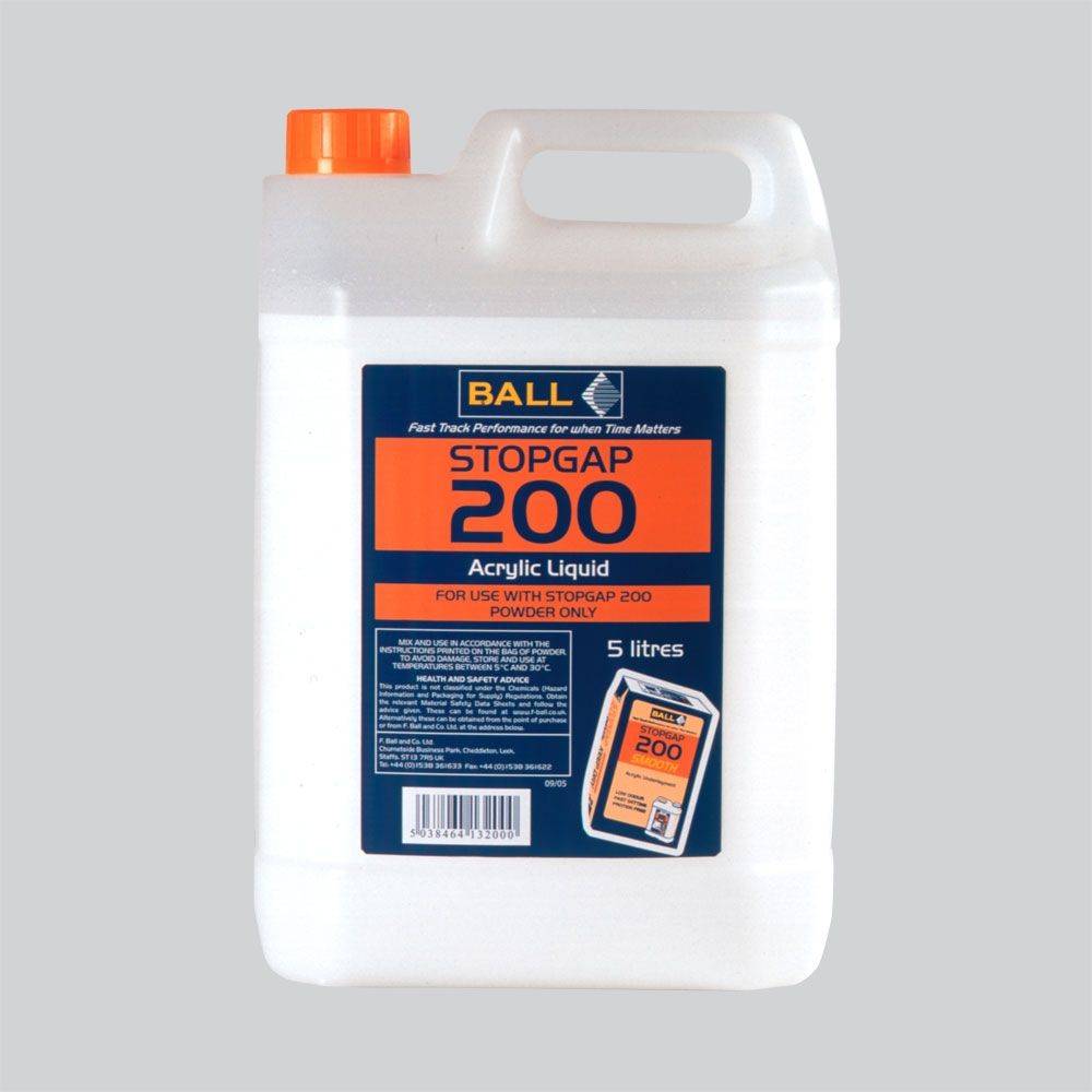 F Ball Stopgap 200 Acrylic Liquid 5L
