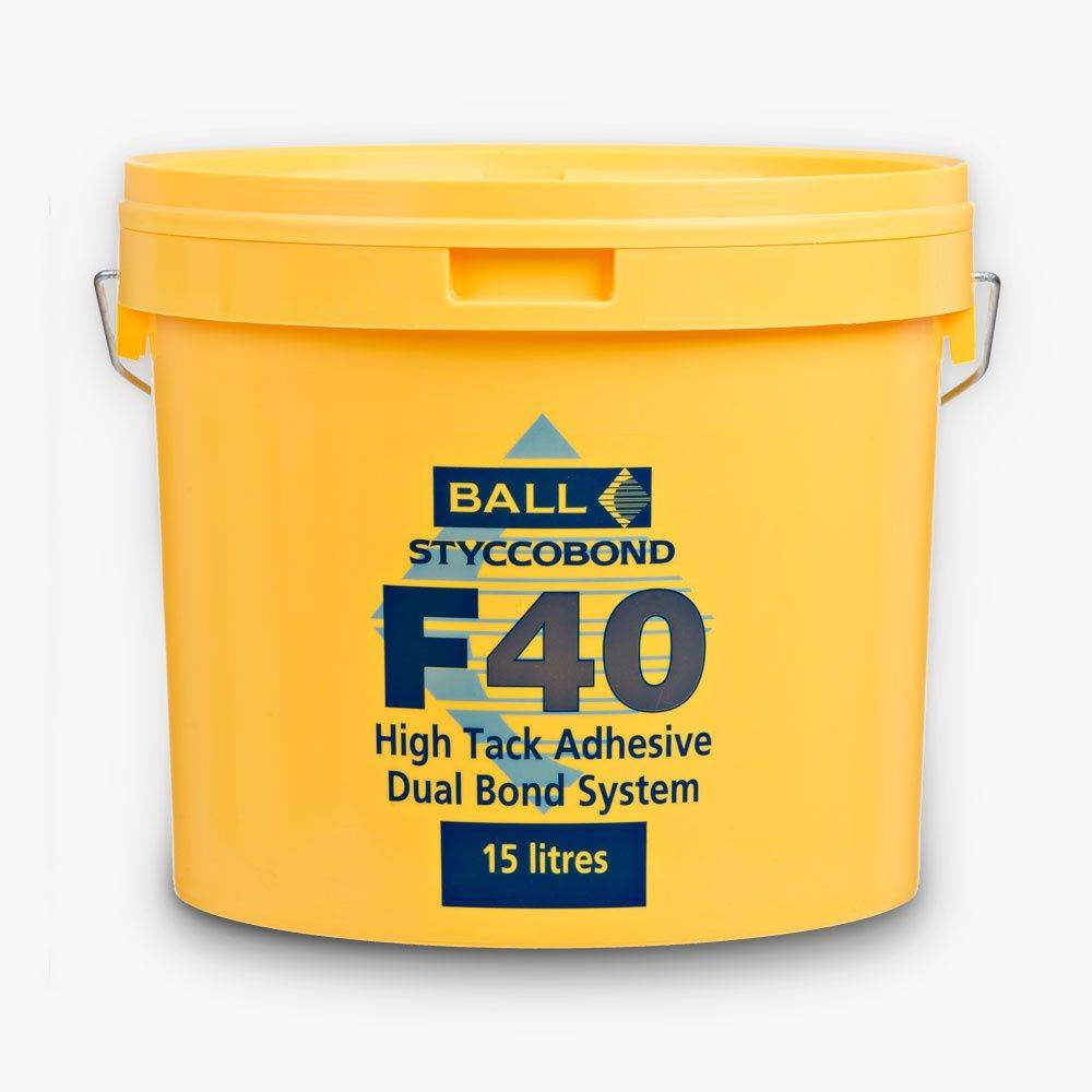 F Ball Styccobond F40 High Tack Adhesive  15L