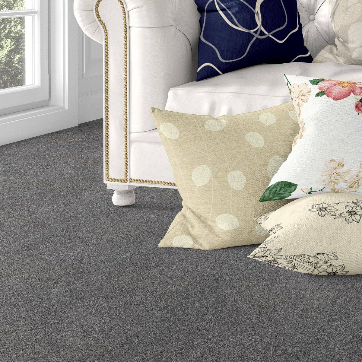 Flooring Hut Carpets Piccadilly - Greige Felt Back