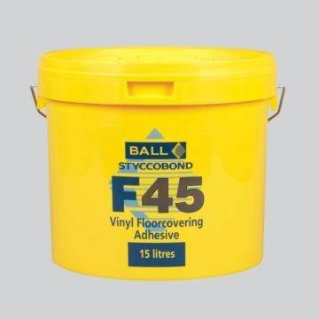 F Ball Styccobond F45 Vinyl Flooring Adhesive 15L