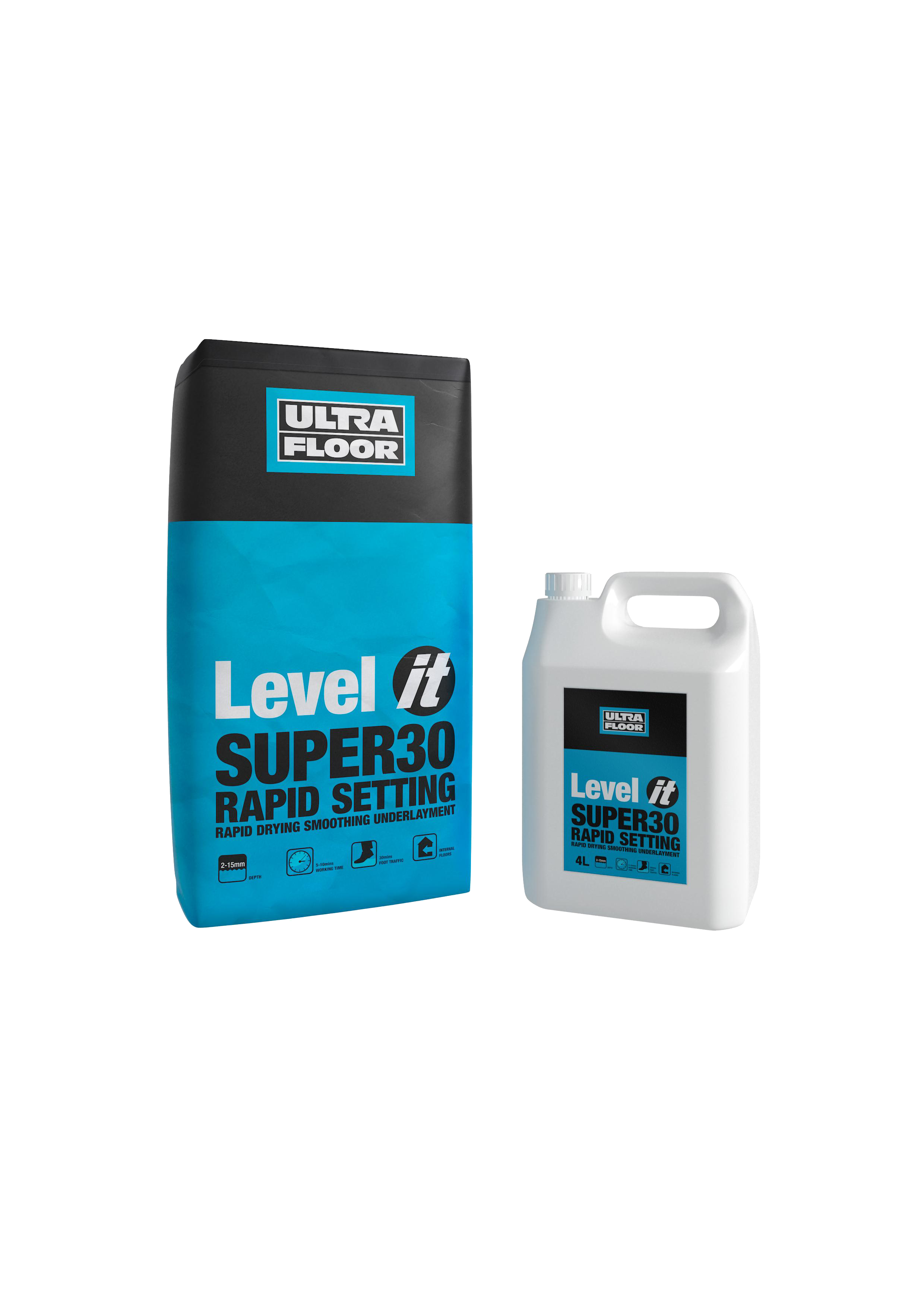 Ultra Floor Level IT Super30 20kg + Bottle 4ltr