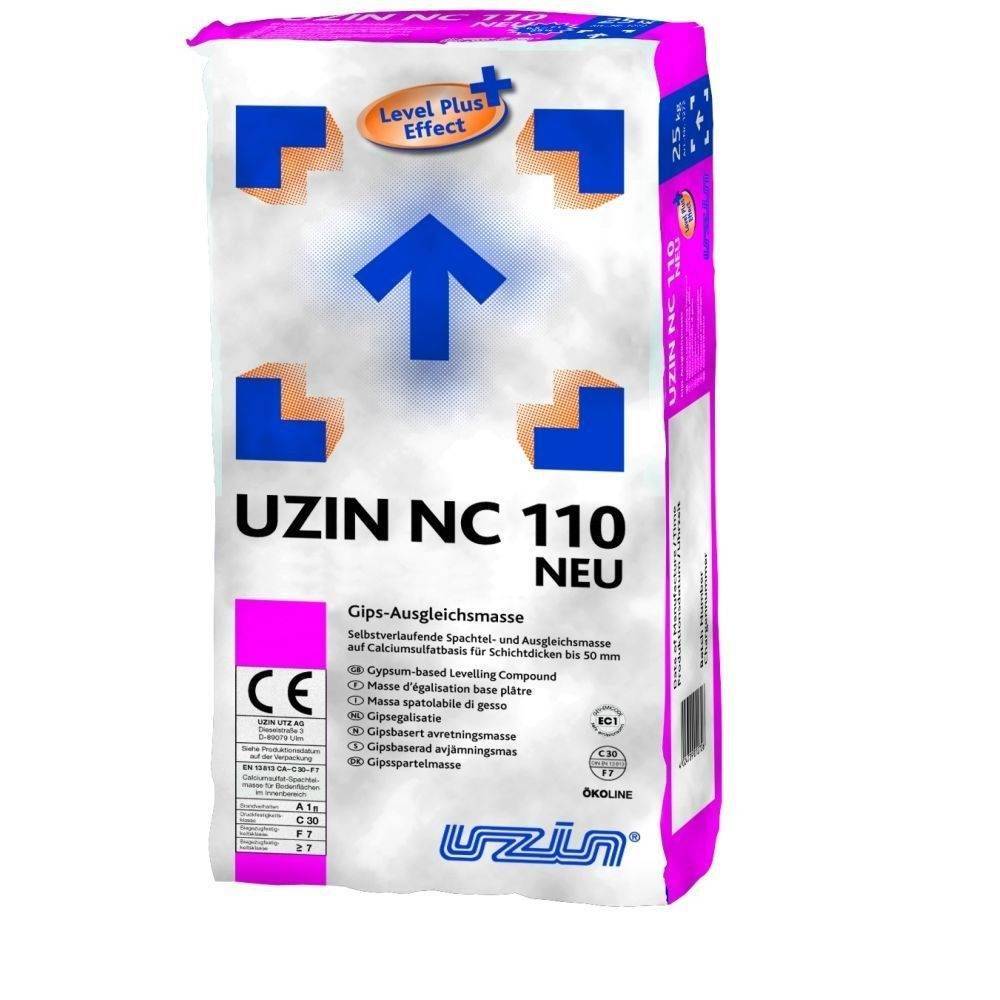 Uzin NC 110 Gypsum Levelling Compound 25 Kg