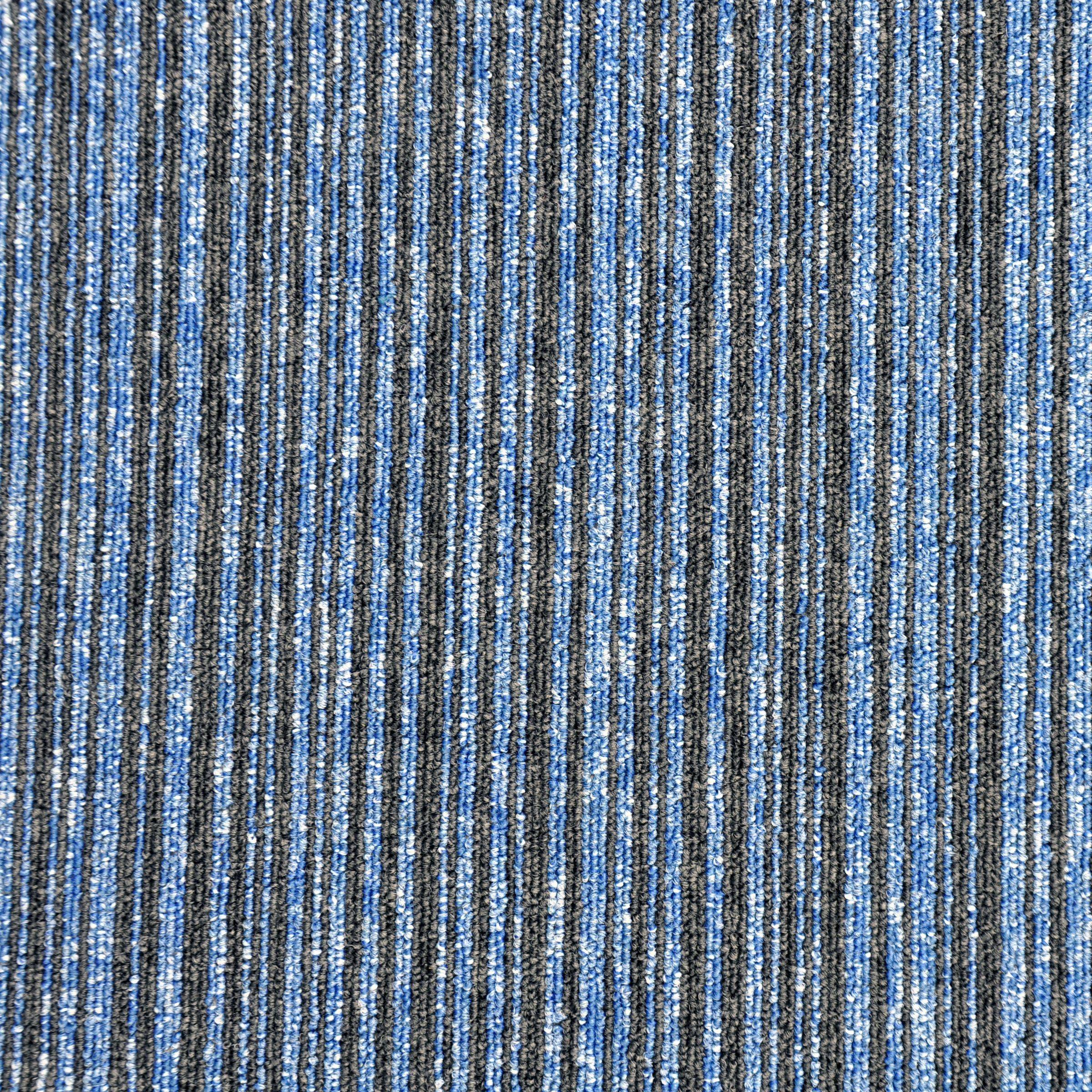 Flooring Hut Peerless Carpet Tile Light Blue Stripe