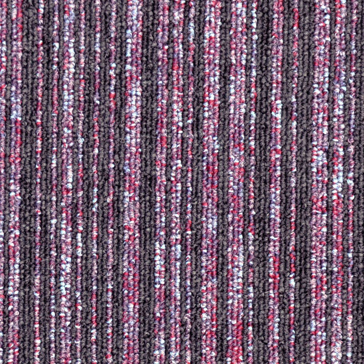 Flooring Hut Peerless Carpet Tile Purple Stripe